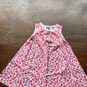 Tea Collection Pink Cherry Dot Sundress